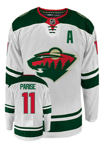 Camiseta N. H. L Minnesota Wild #11 Parise - X L -