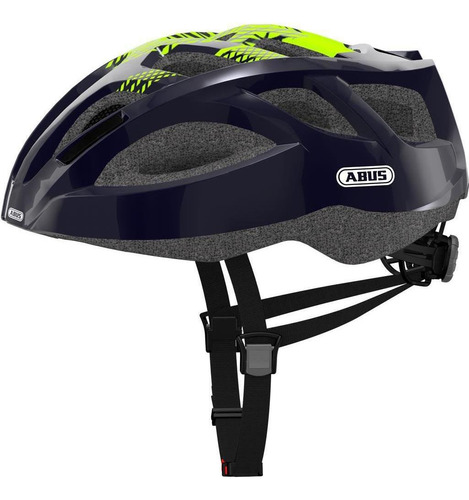 Capacete Ciclismo Abus Ambition Bike Mtb Speed Bicicleta Cor Azul Tamanho M (54-58cm)