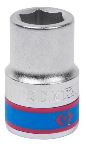 Soquete Sextavado 17 Mm Encaixe 3/4 King Tony 633517m