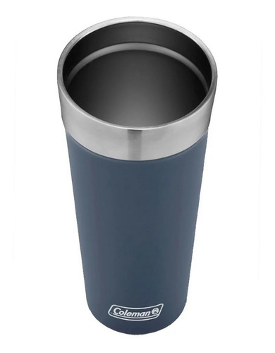 Imagem 3 de 3 de Copo Coleman 600 Ml Azul Com Tampa E Abridor De Garrafas