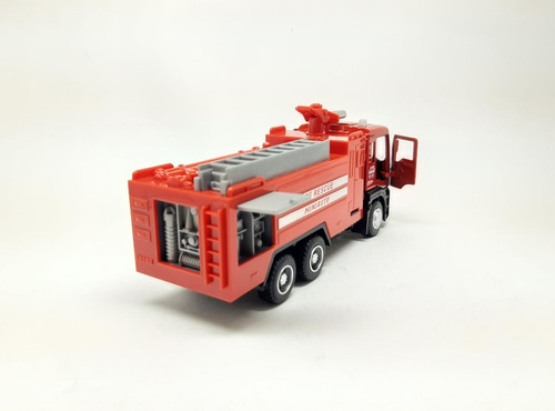 Caminhão Corpo De Bombeiros Som Luzes Miniatura Escala 1/50