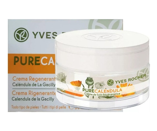 Crema Facial Regeneradora Día/noche Pure Caléndula Yves R