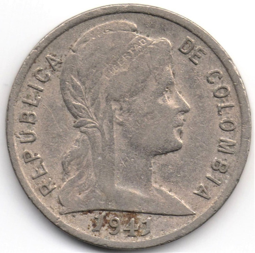 Colombia 5 Centavos 1941 Bogotá