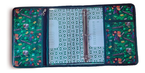 Funda Para Carpeta N°3 (estampado) Minecraft
