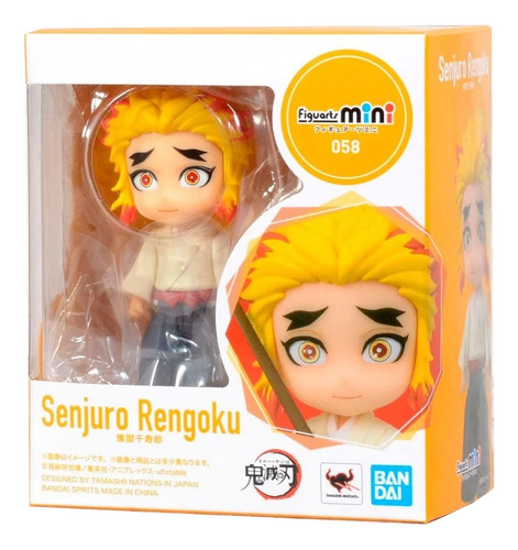 Mini Figura Senjuro Rengoku - Demon Slayer #058 Figuarts