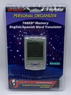 Sharp Yo-290p Organizador -teléfono, Traductor, Calendario