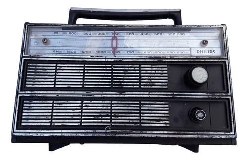 Radio Philips Medium Wave De Luxe Ind.uruguaya.vintage Retro