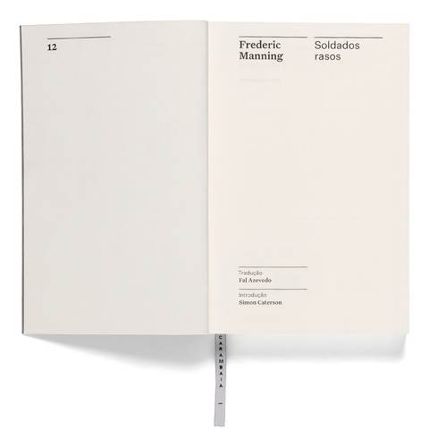 Soldados rasos - Coleção Acervo, de Manning, Frederic. Coleção Acervo (12), vol. 12. Editorial Editora Carambaia EIRELI,Peter Davies, capa mole em português, 2019