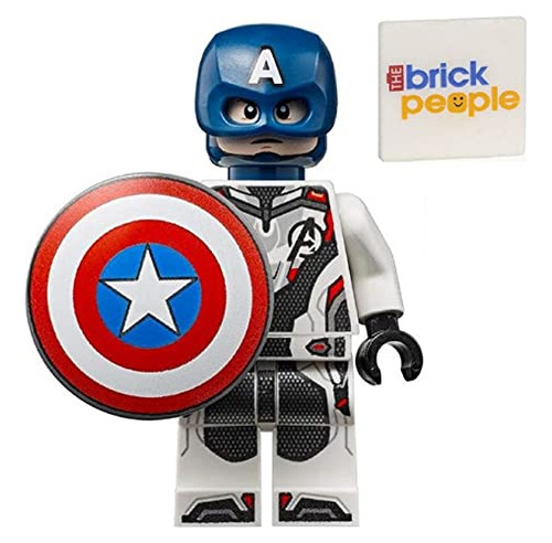 Superhéroes De Lego: Minifigura Del Capitán América De End G