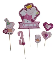 Comprar Peppa Pig Cake Topper Adorno Para Torta