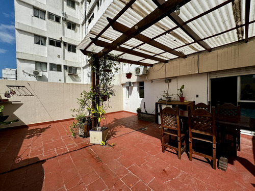 Alquiler Departamento Monoambiente Con Patio Centro Rosario