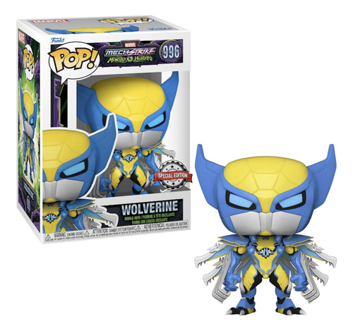 Wolverine Funko Pop 996 Mech Strike Exclusivo Marvel Nuevo