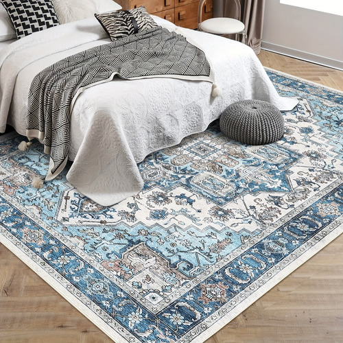 100*150cm Casa Alfombra Resistente Al Desgaste Persa Vintage