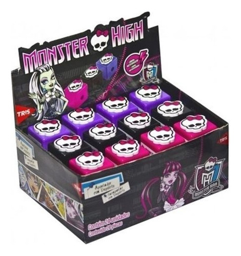 Apontador Com Depósito Monster High C/24 Atm Cor Preto