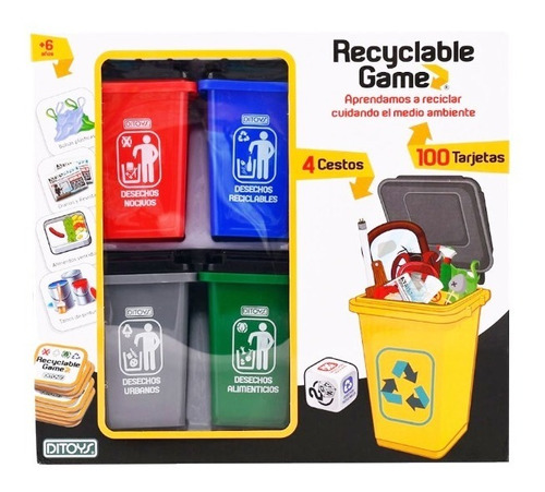 Recyclable Game Juego De Mesa Para Aprender A Reciclar