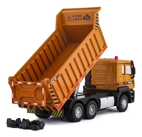 comprar Camión De Arena, Volqueta A Escala Coleccionable Para Niños Color Naranja oscuro