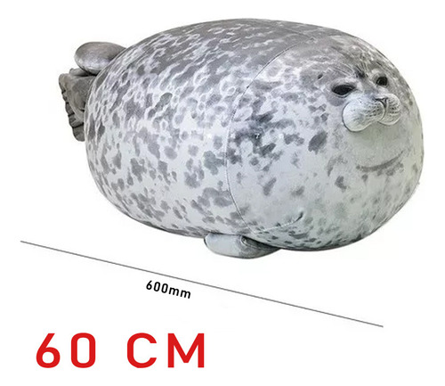 Lt Bbt Foca Gordita Manchada - Almohada De Peluche - 60 Cm