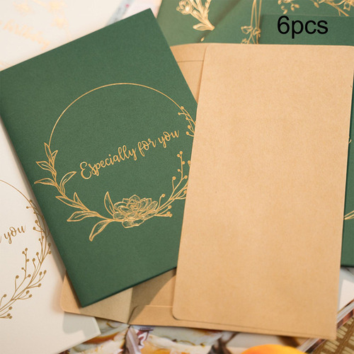 Nuevo 6 Tarjetas De Felicitación Especialmente For Usted