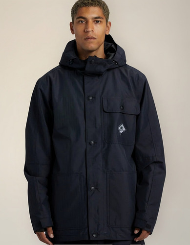 Campera De Nieve Hombre Dc Shoes Snowboard Ski Servo Negro M Lisa