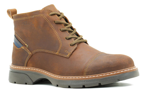 Bota Botin Merano Casual Color Tabaco Para Caballero 25-29