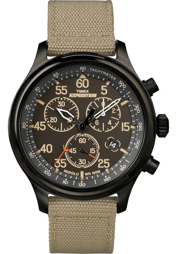 Reloj Analogico Timex, Para Hombre, Con Cronografo, 43mm