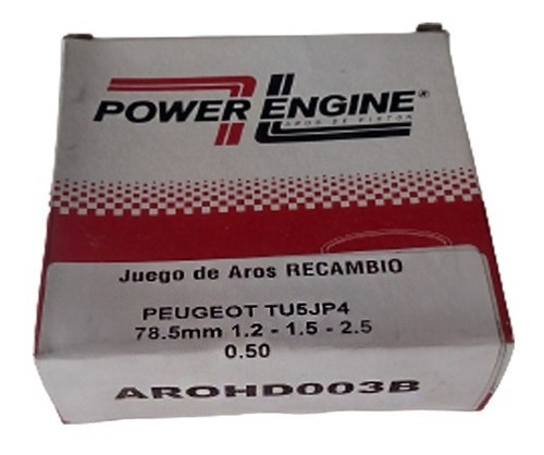 Juego Aros Semi Hidraulico Peugeot 206 - 307 1.6 16v Tu5jp4