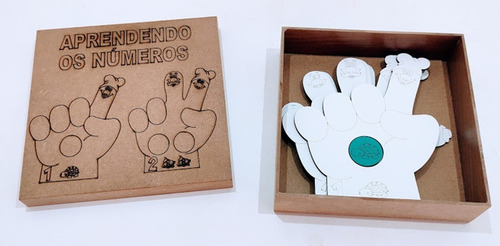 Jogo Educativo Aprendendo Os Números Mdf
