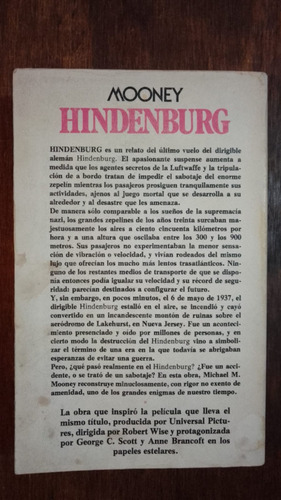 Hindenburg Michael M Mooney Grijalbo Editorial (Usado)