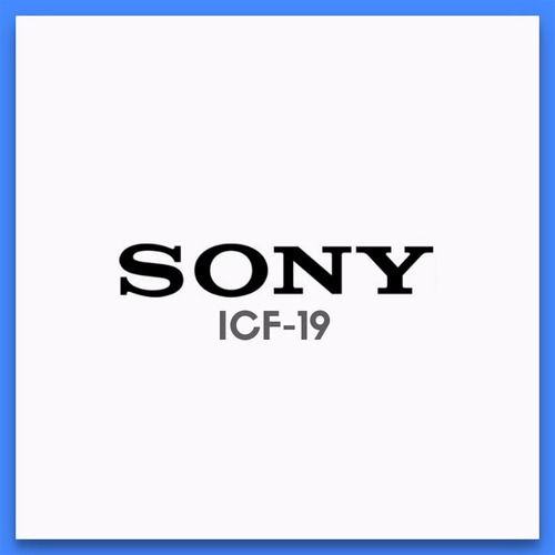 Sony Icf-19 Radio Analogica Portatil Fm/fm A Pilas Big Dial
