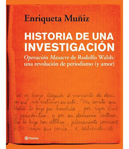 Libro Historia De Una Investigacion Operacion Masacre De Rod