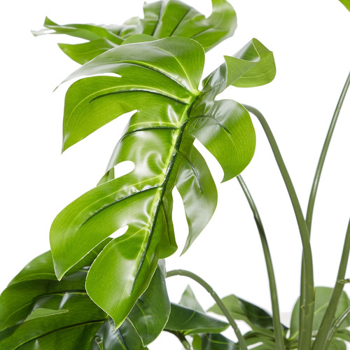Deco 79 Faux Foliage Monstera Planta Artificial Con Maceta D