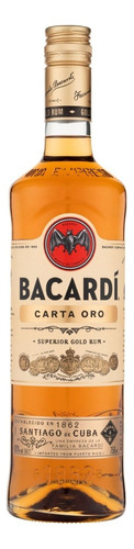 Rum Bacardí Carta Oro 980 Ml - Envio Imediato