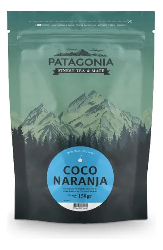 comprar Yerba mate Patagonia compuesta coco y naranja 150g