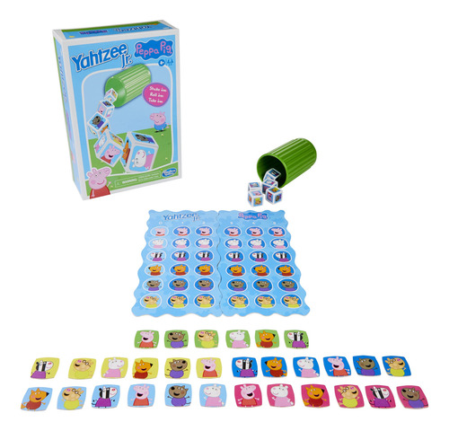 Hasbro Gaming Yahtzee Jr.: Edición Peppa Pig