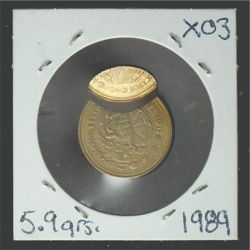 Moneda Con Error Mx Doble Águila Anverso 20 Pesos 1989 X03 | Meses sin  intereses