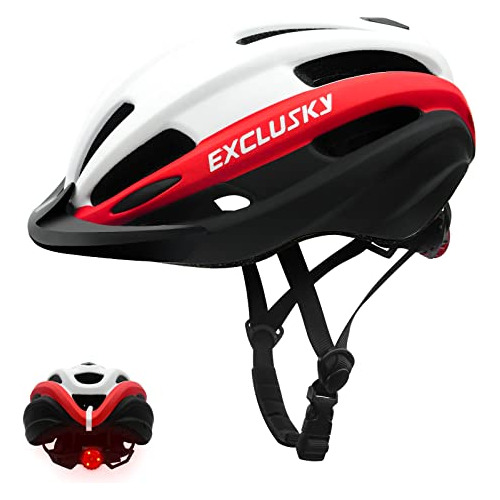 Casco De Bicicletas, Casco De Bicicletas Exclusky Con Techo