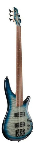 Bajo Electrico 5 Cuerdas Sr Ibanez Sr405eqm-scb Acabado Del Cuerpo Barnizado / Brillante Color Estelar Azul Cósmica Teñida Orientación De La Mano Diestro