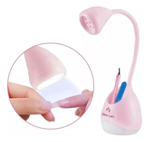 Lampara Uv Led Soft Gel X Inalámbrica Manicure 36w