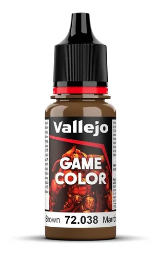 Colores Pinturas Acrilicas Game Color Vallejo Modelismo 17ml Color 72038 Marrón Escrofuloso-scrofulous Brown