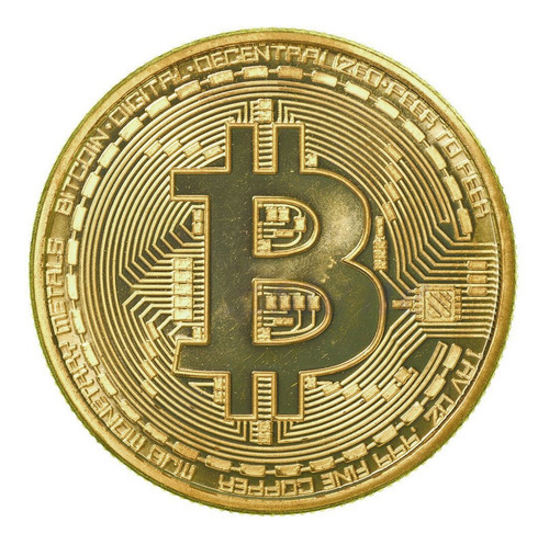 1 Pieza De Regalo De Recuerdo De Moneda Bitcoin Btc Chapada 