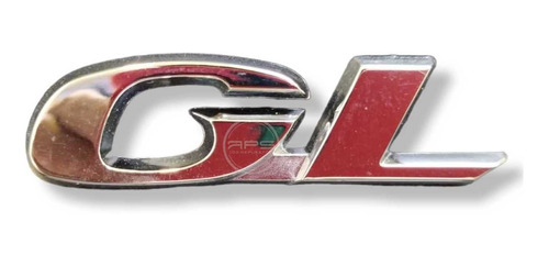 Emblema Gl  Cromado  Mitsubishi Lancer Gl Baúl