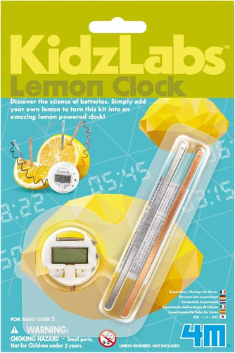 Kit De Experimientos Quimica Lemon Clock Kidzlabs Toysmith