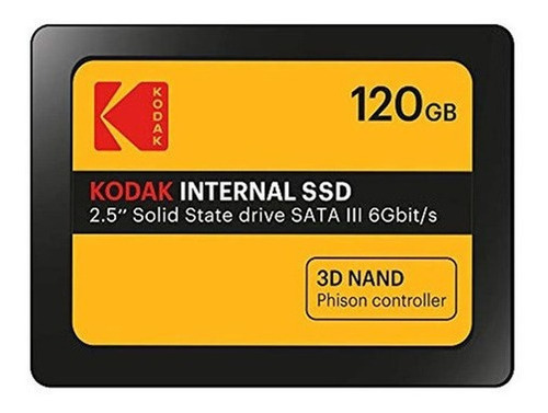 Kodak Internal Ssd X150, Amarillo, 120gb