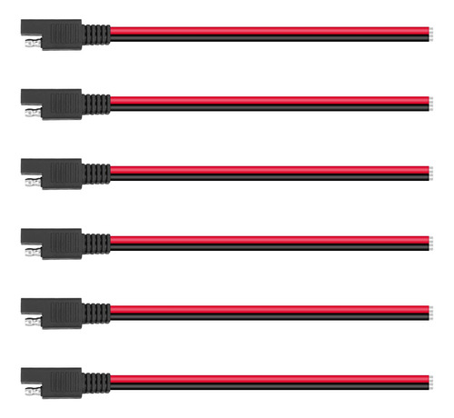 2 Cabl Extension Conector Sae 14 Awg 13  6 Unidad