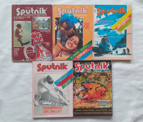 Sputnik Revistas Año 1981 Y 1986 Oferta Muy Bien Conservadas