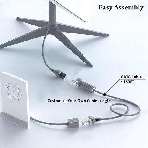 . Adaptador De Cable De Extensión Spx A Rj45 De 1200 Mbps