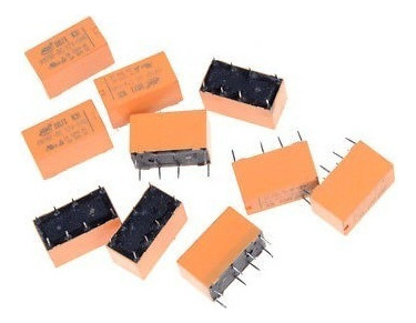Relés De Potencia 10 X Bobina Hk19f-dc12v-shg Dpdt 8 Pines 2