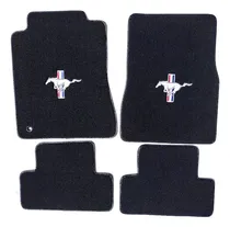 Comprar Acc Tapete Para Ford Mustang Juego Negro Logotipo Tr Barra