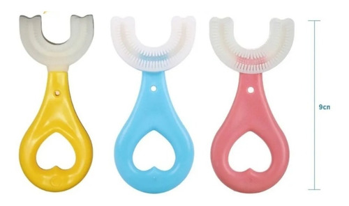 Cepillo De Dientes Para Bebé, Silicona En Forma De U Niños