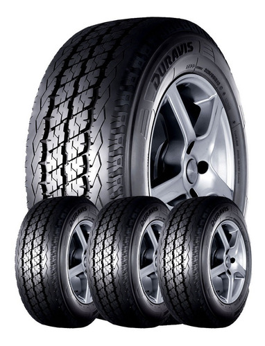 Kit 4u 195/75 R16 107 R Bridgestone Duravis 630 Envío $0